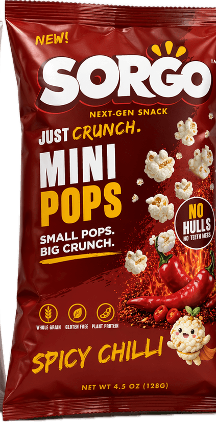 SORGO Mini Pops — Spicy Chilli bag